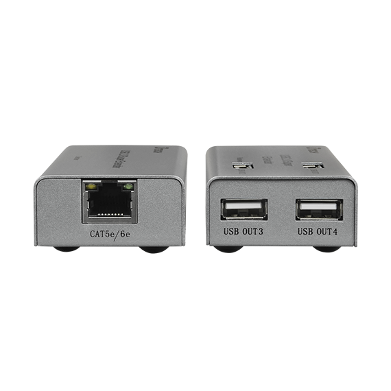 USB LAN FORLENGER 1 USB INNGANG 4 UTGANGER