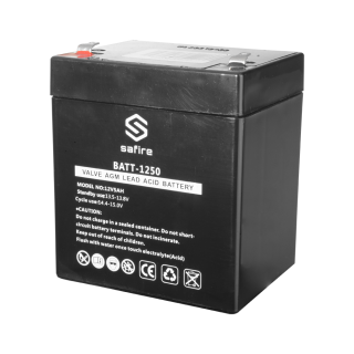 SAFIRE OPPLADBART BATTERI 12V 5AH