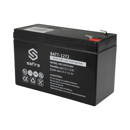 OPPLADBART BATTERI 12V/7,2AH