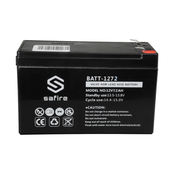 OPPLADBART BATTERI 12V/7,2AH