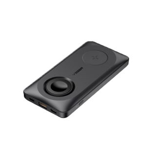 TRÅDLØS POWERBANK 10.000 MAH LADER 4 ENHETER SAMTIDIG