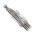 50 STK RJ45 KONTAKT GJENNOMGÅENDE TIL KAT5