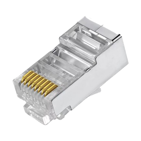 50 STK RJ45 FTP CAT5E KONTAKT FOR KRYMPING