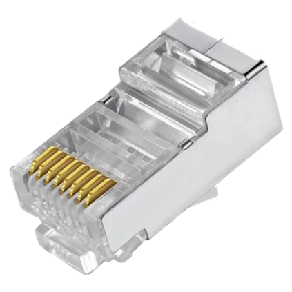 50 STK RJ45 FTP CAT5E KONTAKT FOR KRYMPING