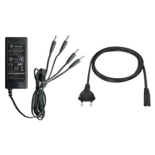 STRØMFORSYNING 12V/5A MED 4 UTGANGER