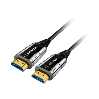 FIBEROPTISK HDMI-KABEL HANNPLUGG 4K 50 METER